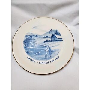 "America-Land of The Free" National President's Series Limited Ed. #4 Col. Plate